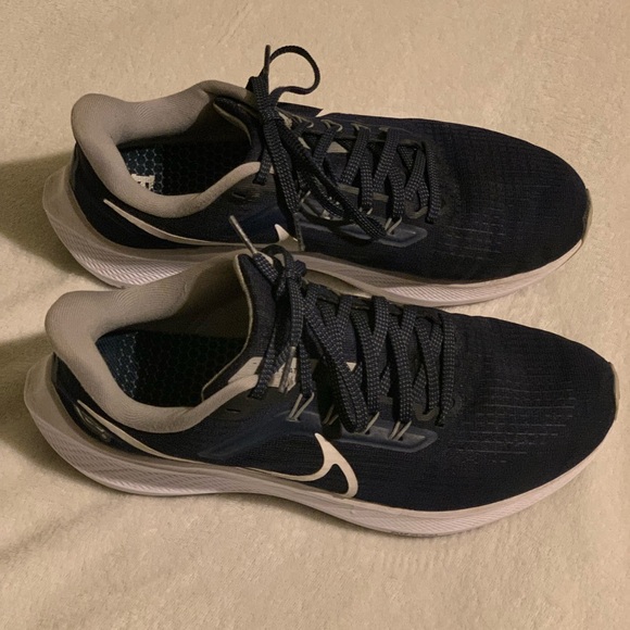 Penn State Nittany Lions Blue & White NIKE Air Zoom Pegasus 39 Size7 Unisex Shoe - Picture 4 of 15